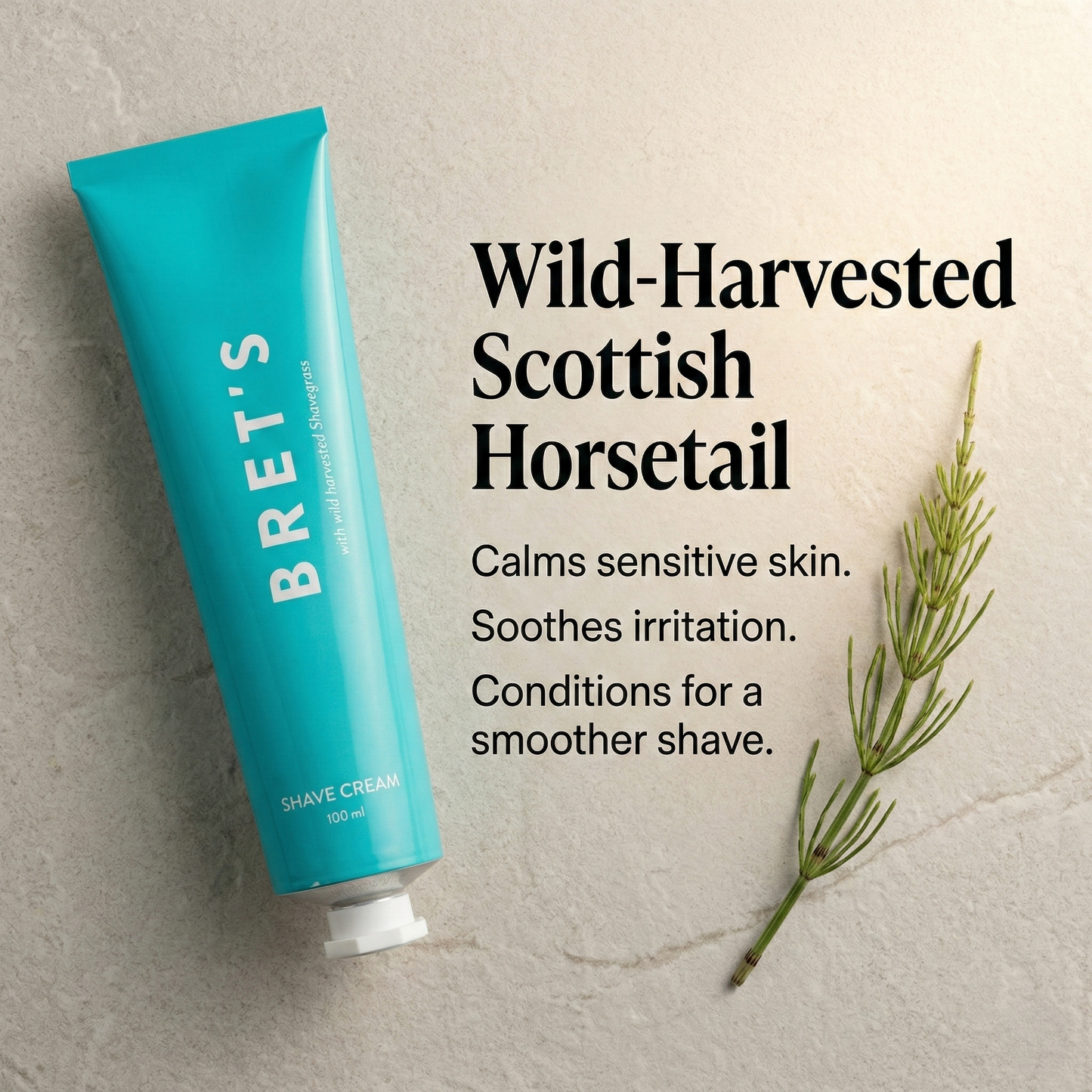 Bret’s Premium Natural Shave Cream - 100ml