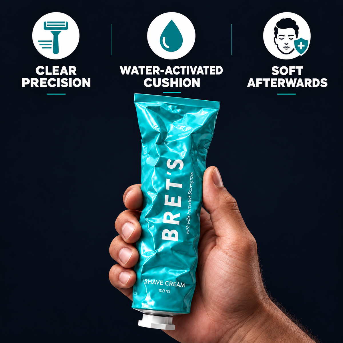 Bret’s Ridiculously Slick Premium Skincare Shave Cream